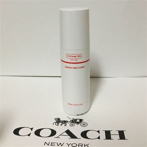 coach signature fabric cleaner